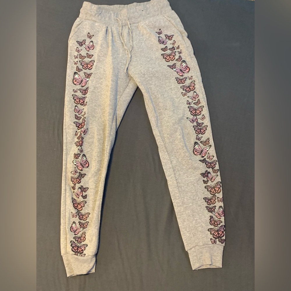 cute butterfly sweatpants